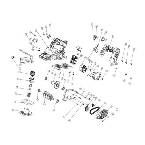 Planer Cordless 20v iNGCO-Tool Only-