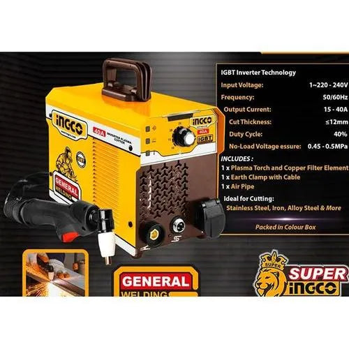 Plasma Cutter Inverter 40π΄ iNGCO-