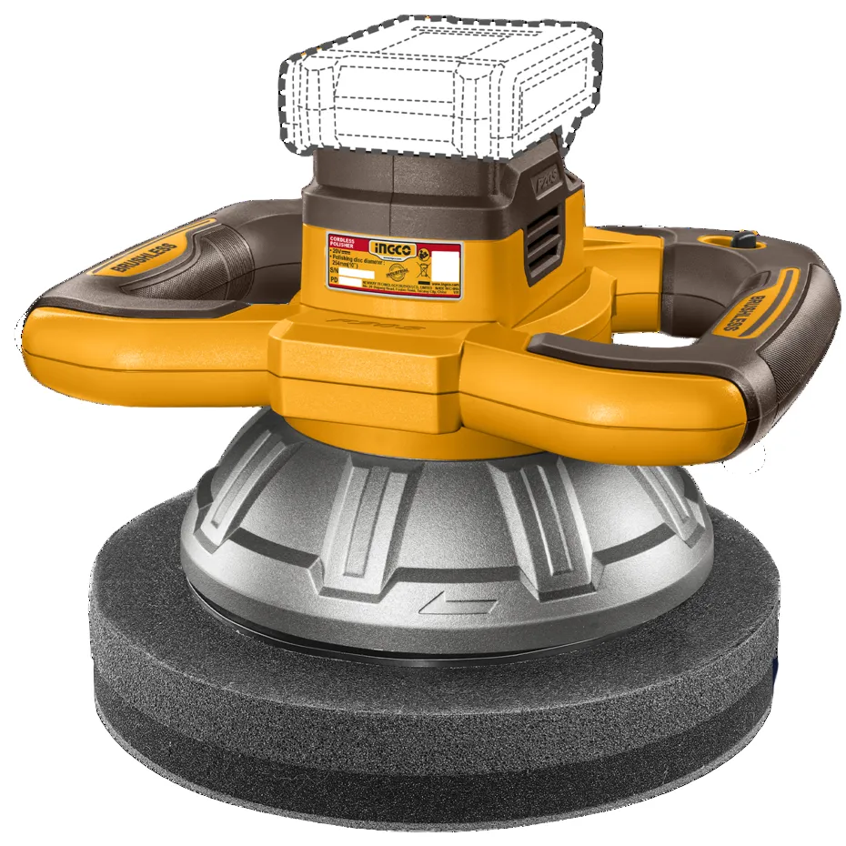 Polisher Cordless 254ππ 20π iNGCO-Tool Only-