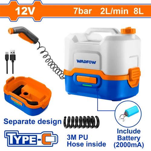 Pressure Washer Cordless 7℔ WADFOW-