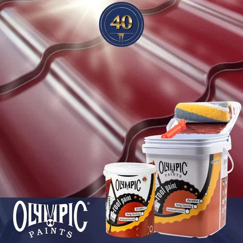 Roof Paint Universal Acrylic Olympic-20ℓ-Charcoal-