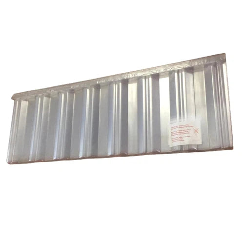 Roof Tile Polytile Elite Profile Polycarbonate-Clear-πΏ1.2π x π0.39ππ-