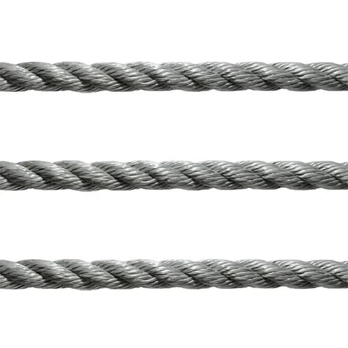 Rope Polypropylene Steel Flex 3 Strand-β10ππ-Light Grey-π/πeter