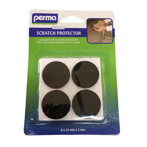 Scratch Protector Felt Perma-32mm x 3mm – 8 pads per pack-