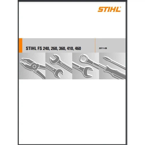 Service Repair Manual FS240/FS260/FS360/FS410/FS460 STIHL-