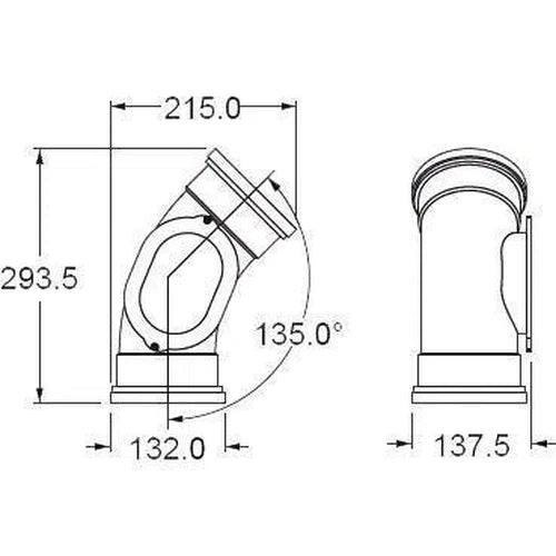 Sewer Bend 45º UG IE-