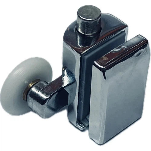 Shower Door Bottom Double Roller Wheel Chrome-