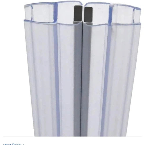 Shower Door Magnetic Seal Strip 180°-𝑇5-6𝑚𝑚 x 𝐿2𝑚-