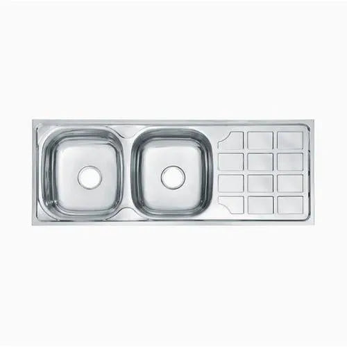 Sink Sit On Double Bowl End Africano-