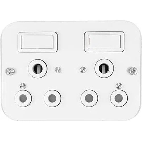 Socket Industrial 4x2 Classic Crabtree-Double-