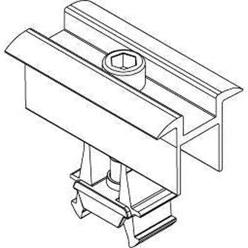 Solar Panel MultiRail Middle Clamp K2-30-42mm-