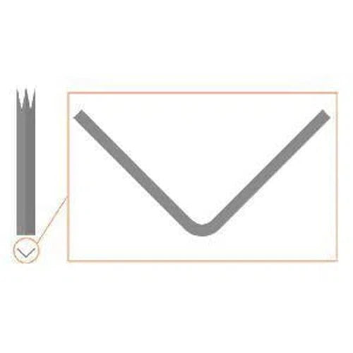 Steel Palisade Rolled Spike-π€30 x π2.0ππ x π»1.8π-