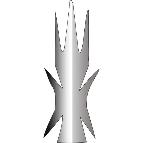 Steel Palisade Rolled Spike-π€30 x π2.0ππ x π»1.8π-