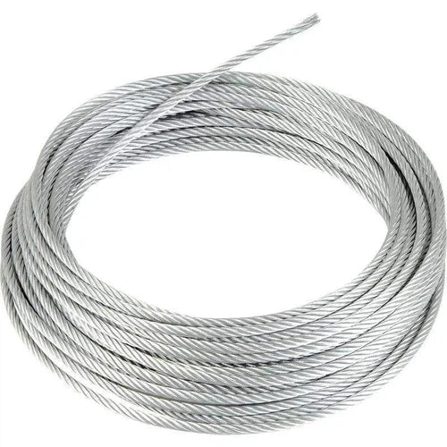 Steel Wire Rope 6x7 Strand GALV-⌀2𝑚𝑚-𝐿100𝑚 Roll-