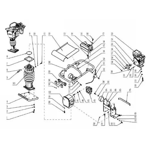 Tamping Rammer 4T 4.8𝑘𝑊 iNGCO-