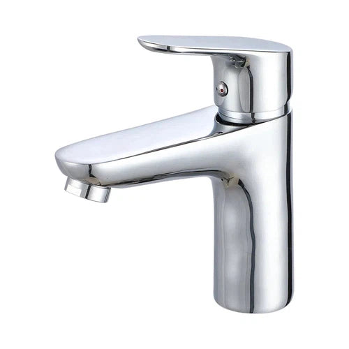 Tap Basin Mixer Rounded Lever-Chrome