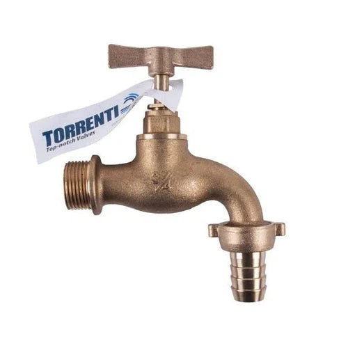 Tap Garden Brass Heavy Pattern Torrenti-22𝑚𝑚 x 3/4"-