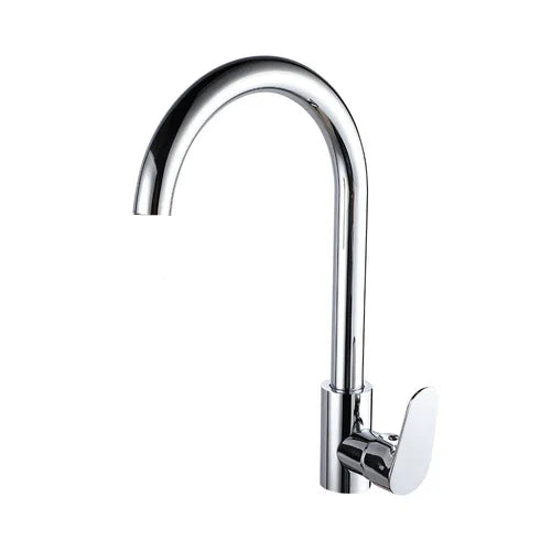 Tap Sink Kitchen Mixer Rounded Lever-Chrome