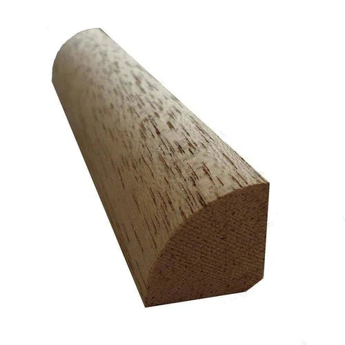Timber Moulding Quarter 1/4 Round Hardwood-⌀14𝑚𝑚 x 𝐿3.6𝑚