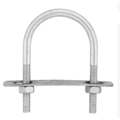 U Bolt with Plate & Nuts-M6x40mm-