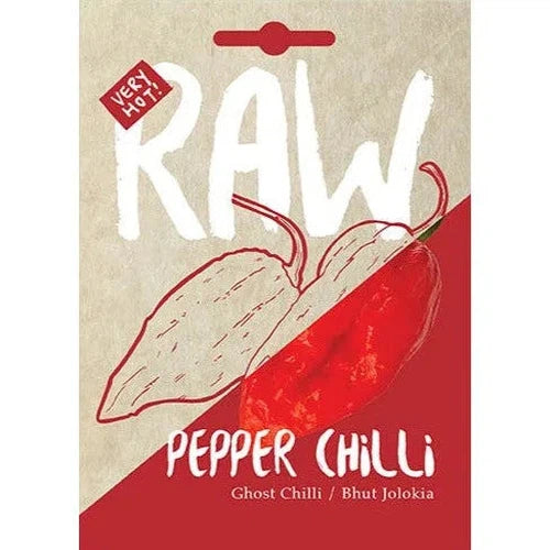 Vegetable Seed Chilli Pepper RAW-Ghost Chilli / Bhut Jolokia-Picture Packet