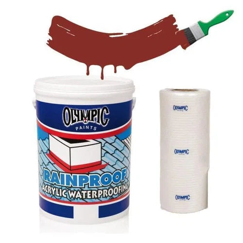 Waterproofing Rainproof Olympic-5ℓ+Membrane-Red-