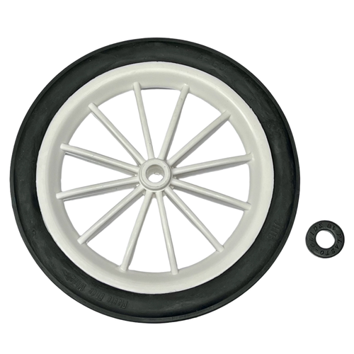 Wheel for Lawnmower Spoked Rim-𝑂⌀140 x 𝐼⌀10 x 𝑤18𝑚𝑚/50𝐾𝑔-