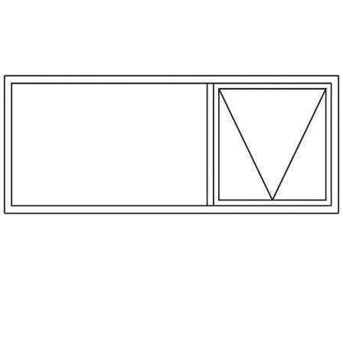 Window AL C30PT 156 (๐1490x๐ป590mm)-Bronze-Clear-