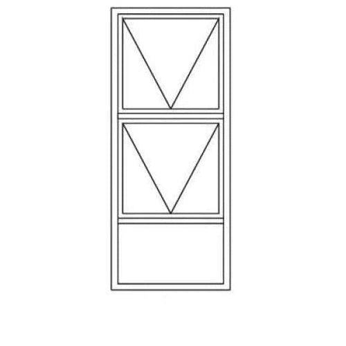 Window AL C30PTT 615 (๐590x๐ป1490mm)-Bronze-Clear-