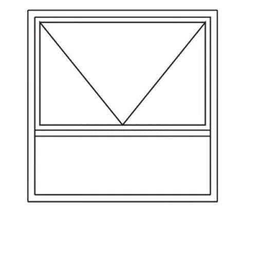 Window Aluminium C28PT 99 (π890xπ»890mm)-Bronze-Clear-