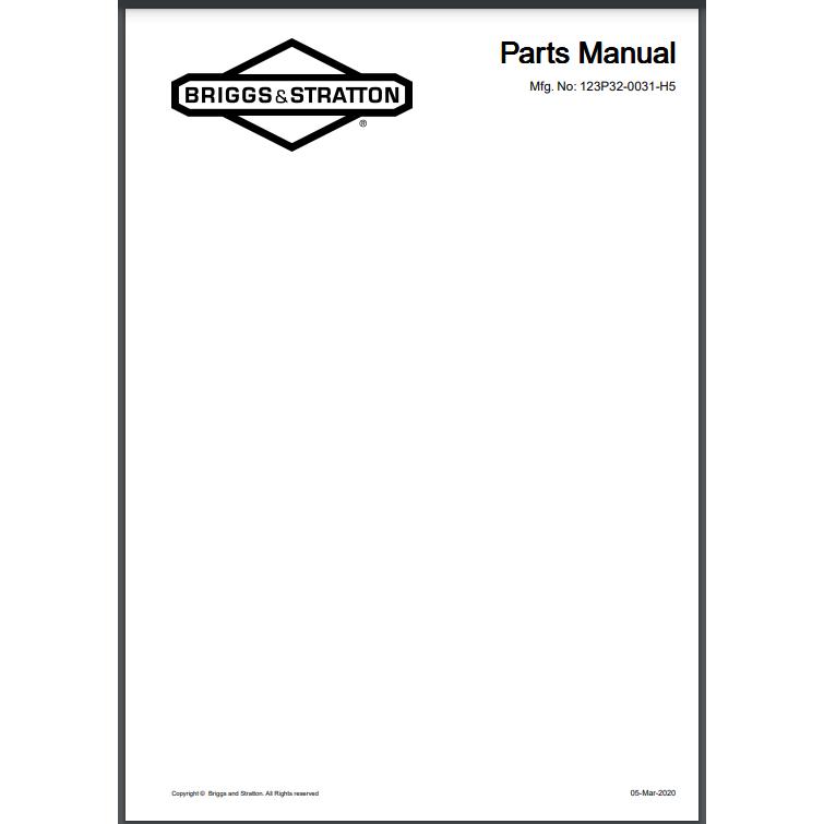 Parts List & Diagram Victa 400CP Engine Only B&S-Power Tool & Equipment Manuals-Briggs & Stratton-diyshop.co.za