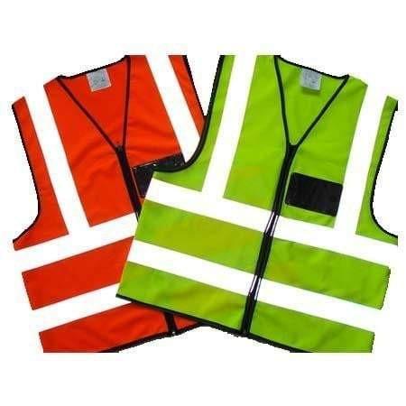 Reflective Vest with Zip & ID Pocket-PPE-Dromex-Lime-Meduim-diyshop.co.za