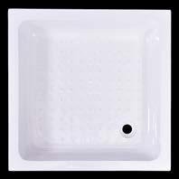 Shower Tray Square Fibreglass-Shower Doors-Africano-800x800mm-White-diyshop.co.za