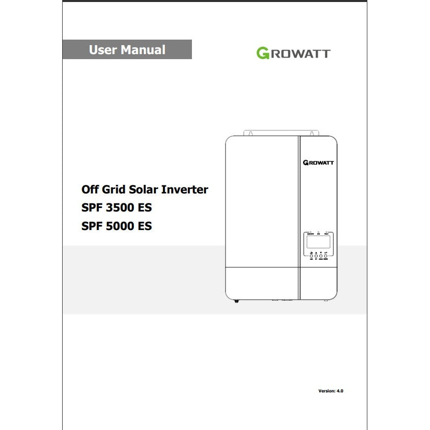 User Manual SPF-5000-ES Growatt-Growatt-diyshop.co.za