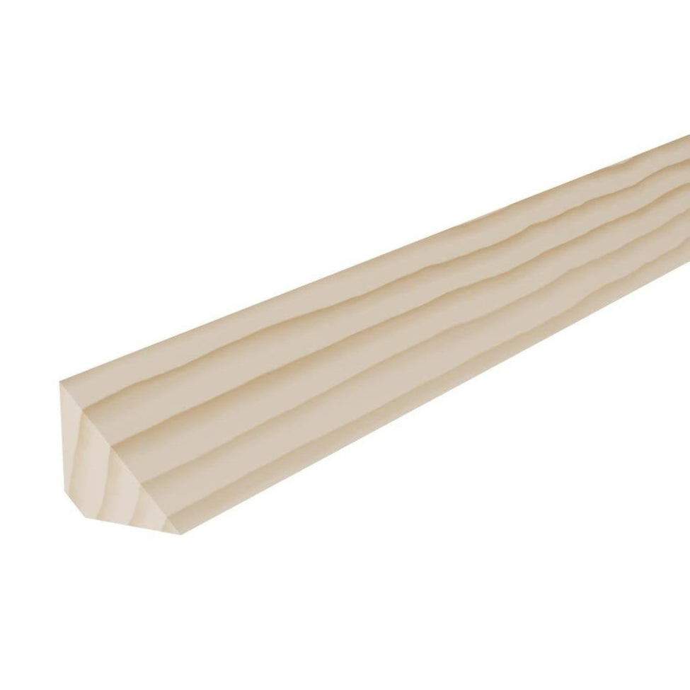 Timber Moulding Corner Fillet Pine »