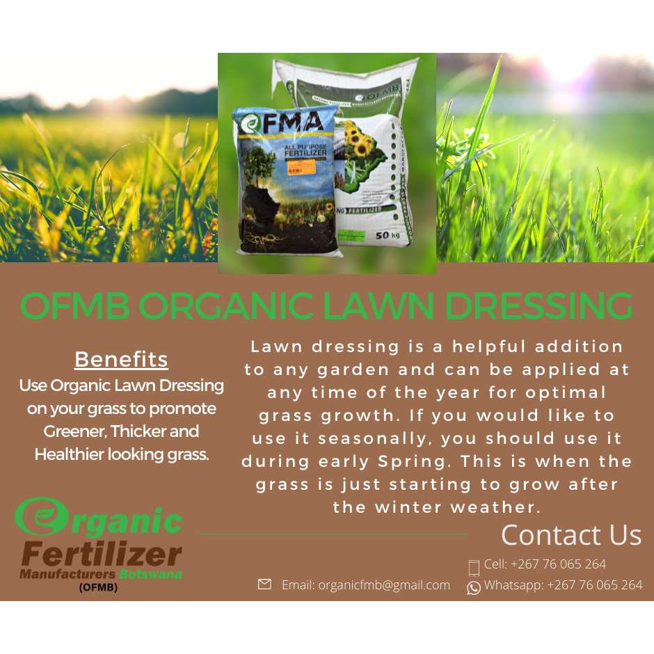 Fertiliser Organic All-Purpose Lawn Dressing + Carbon