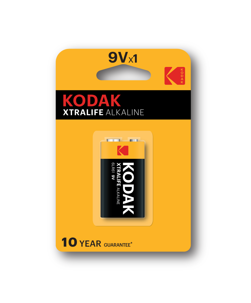 Battery 9𝑉 PP3 Alkaline KODAK