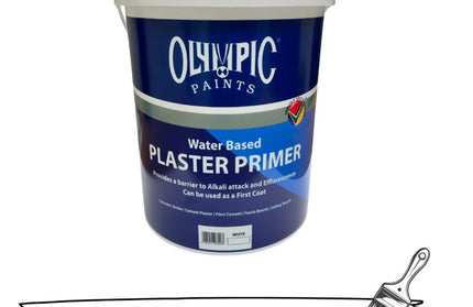 Paint Plaster Primer Water Based Olympic-White
