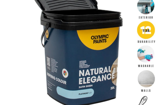 Paint PVA Sheen Natural Elegance Olympic-White-20ℓ