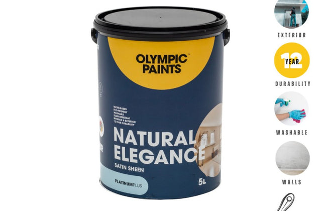 Paint PVA Sheen Natural Elegance Olympic-Casper Grey