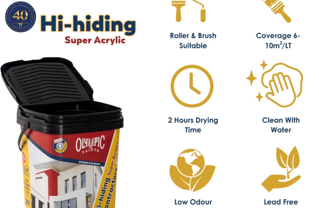 Paint PVA Matt Hi Hiding Olympic
