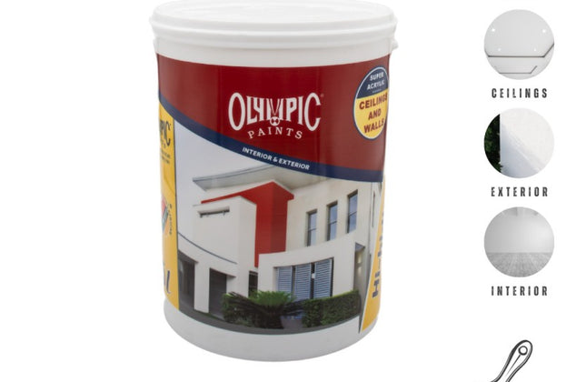 Paint PVA Matt Hi Hiding Olympic-White-5ℓ