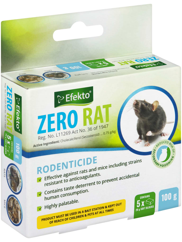 Zero Rat Bait Blocks Efekto