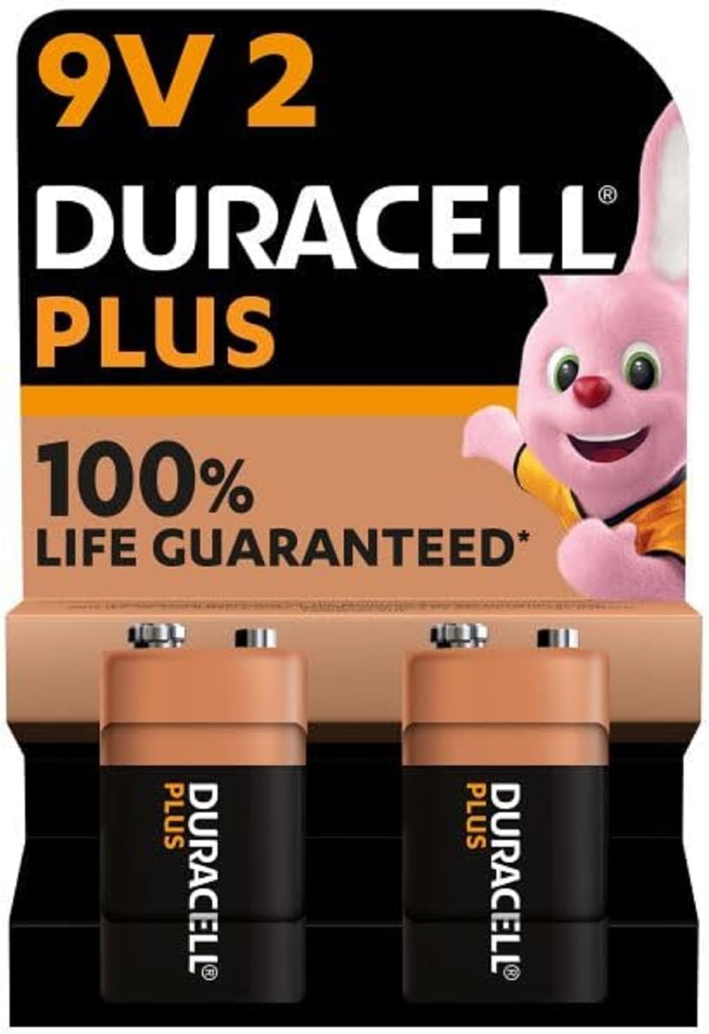 Battery 9𝑉 PP3 Duracell Plus