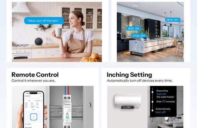 Circuit Breaker MCB DIN Smart Wi-Fi SONOFF