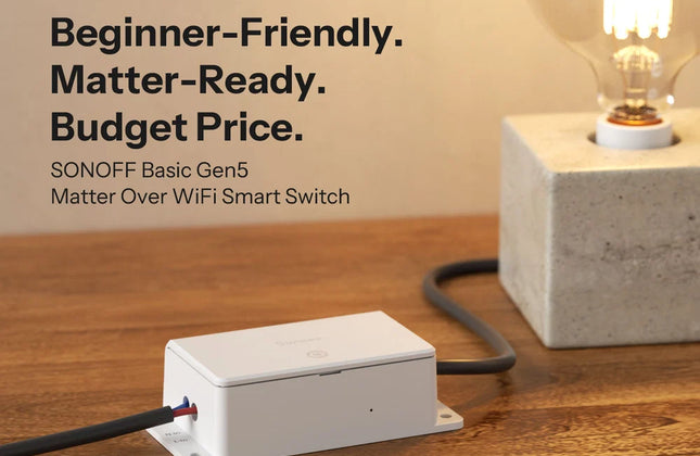 Smart Wi-Fi Switch Basic Matter 1GS SONOFF
