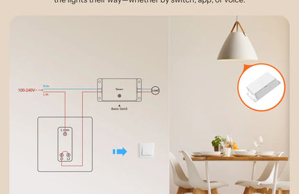 Smart Wi-Fi Switch Basic Matter 1GS SONOFF