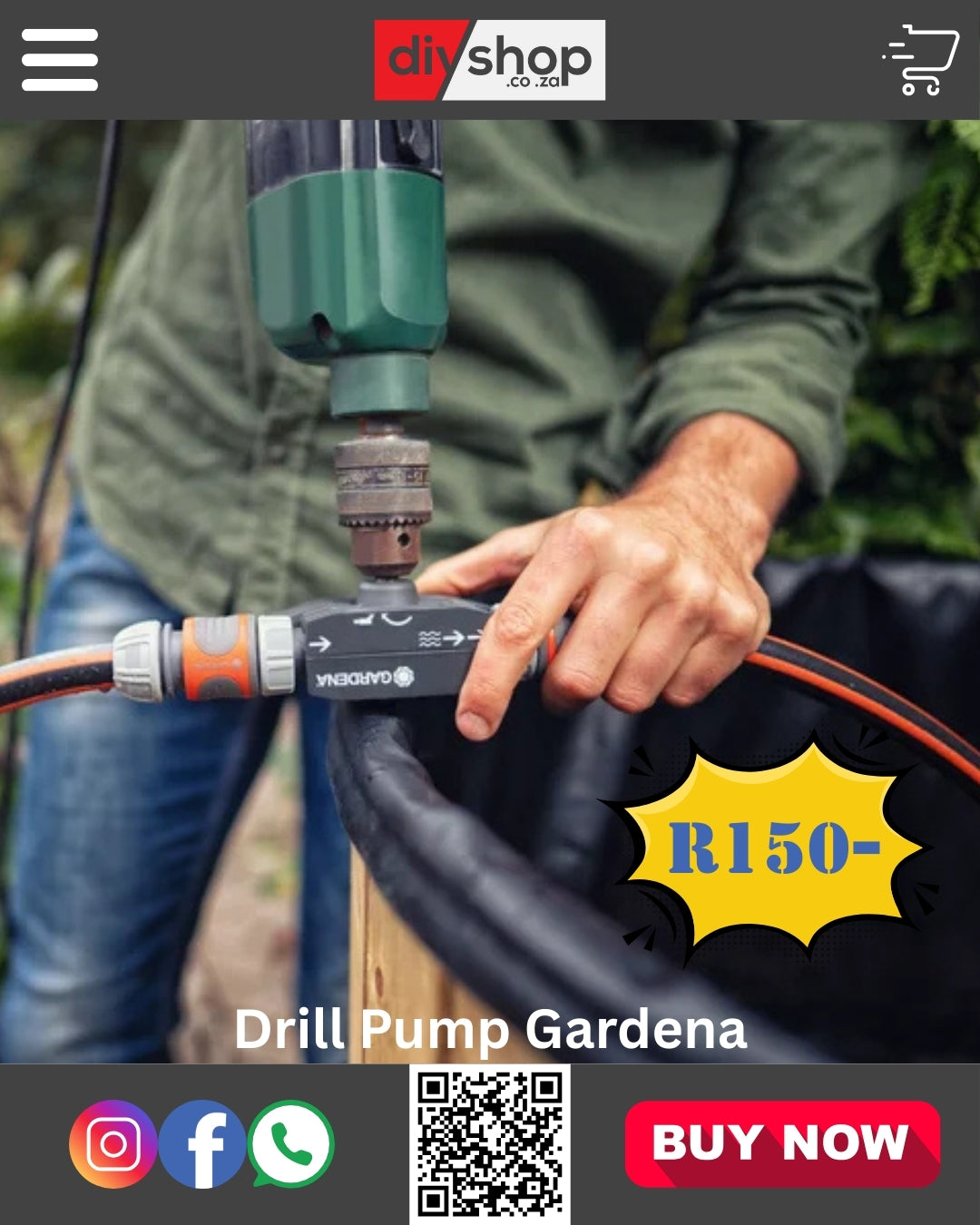 Drill Pump Gardena