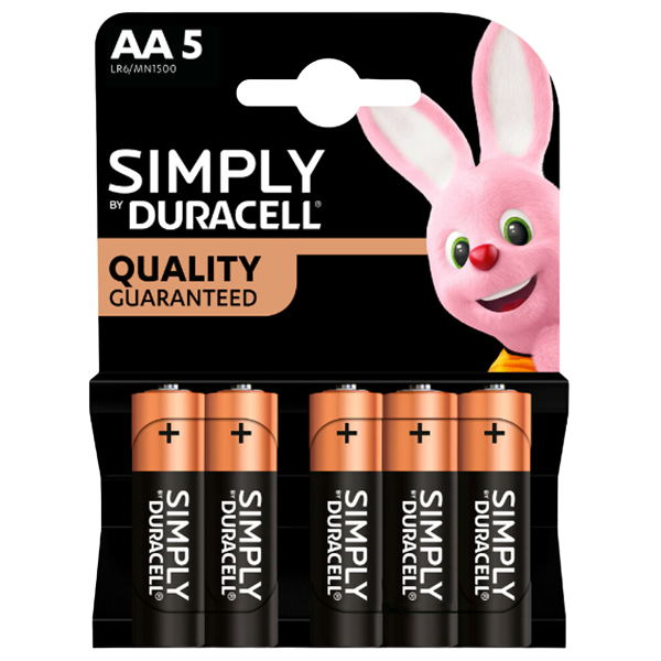 Battery 1.5𝑉 AA Duracell SIMPLY