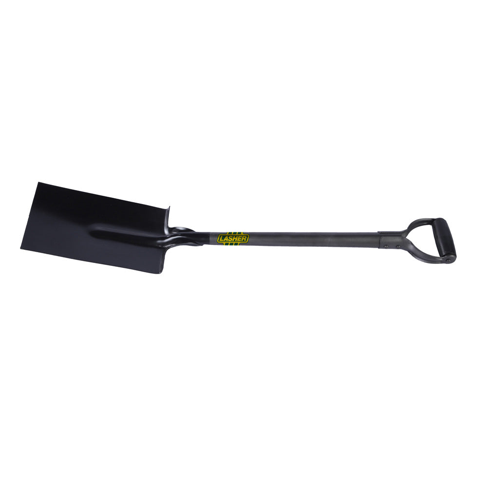 Spade Flat Steel Handle Lasher